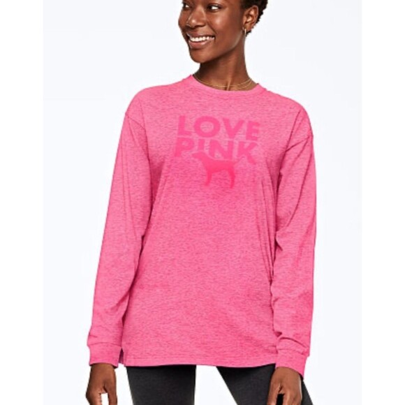 VS PINK OUTFIT JOGGERS CAMPUS TEE ATOMIC PINK set - Picture 10 of 11